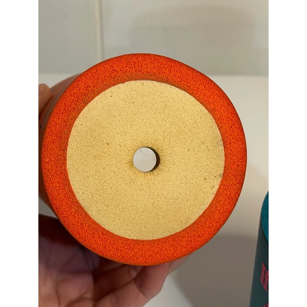 VTG Can Cooler‎ Set Orange Teal Retro Mt Rose Novelty Foam Koozie Collectible